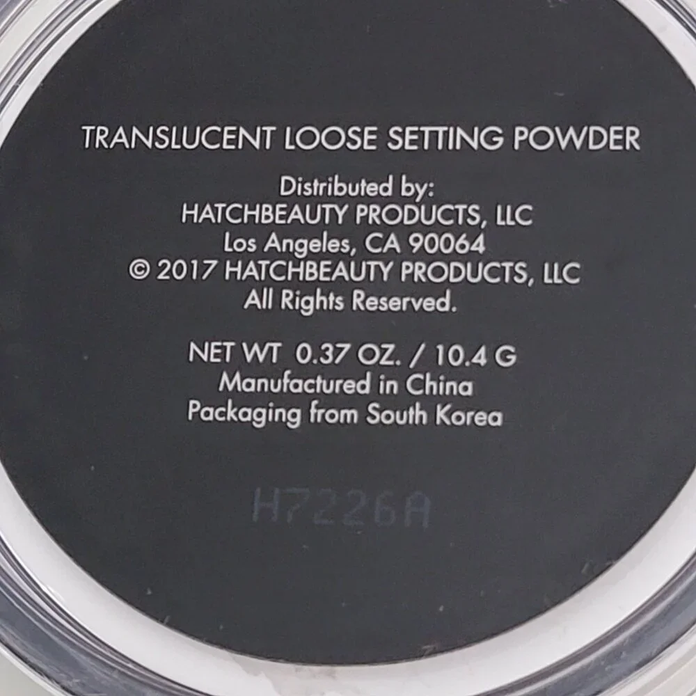 Kristofer Buckle Setting Powder  Translucent Loose NEW 0.37oz